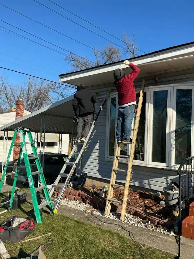 Restoration crew performing exterior repair in Oregon